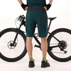 Pantalone free bike da uomo con mesh interna removibile e fondello