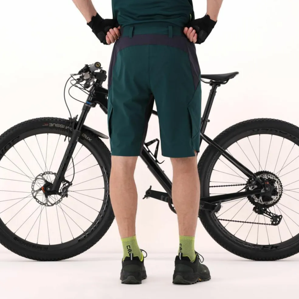 Pantalone free bike da uomo con mesh interna removibile e fondello