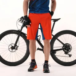 Pantalone free bike da uomo con mesh interna removibile e fondello