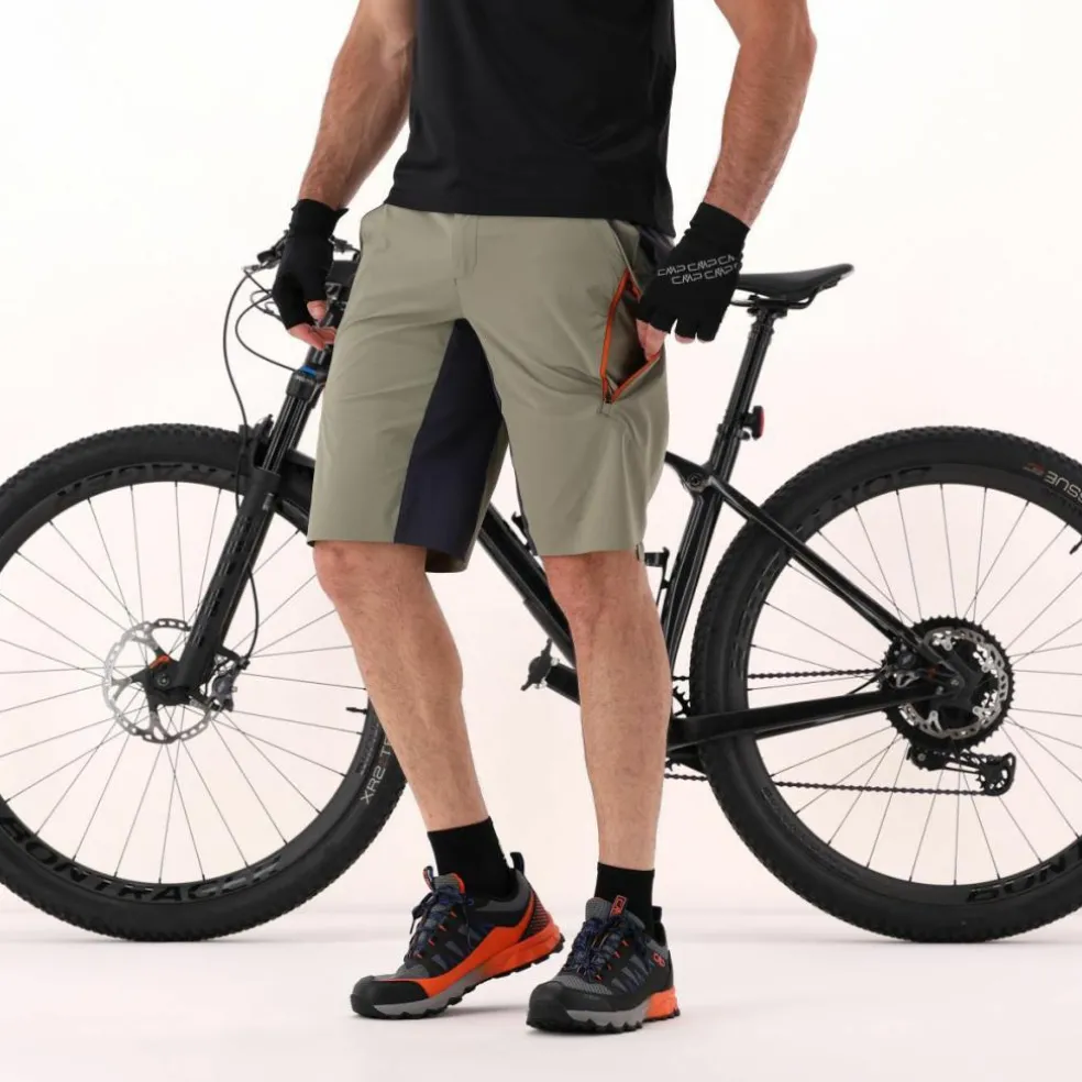 Pantalone free bike da uomo con mesh interna removibile e fondello