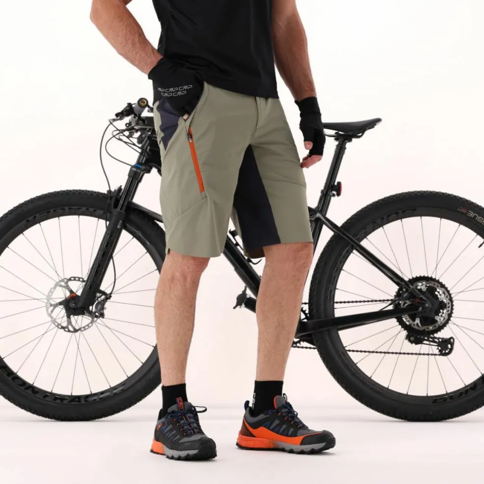 Pantalone free bike da uomo con mesh interna removibile e fondello