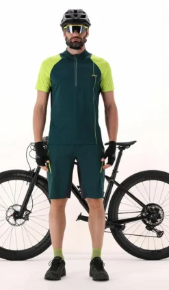 Pantalone free bike da uomo con mesh interna removibile e fondello
