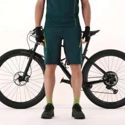 Pantalone free bike da uomo con mesh interna removibile e fondello