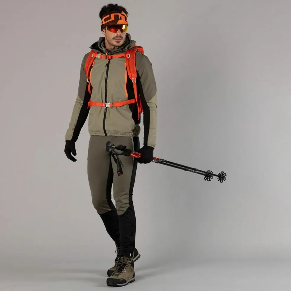 Pantalone Unlimitech ski touring uomo antivento in Stretch Performance