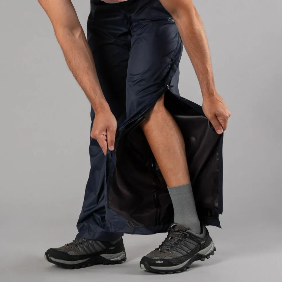 Pantaloni antipioggia da uomo ripiegabili