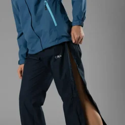 Pantaloni antipioggia da donna ripiegabili