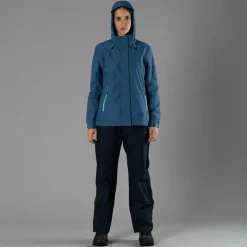 Pantaloni antipioggia da donna ripiegabili