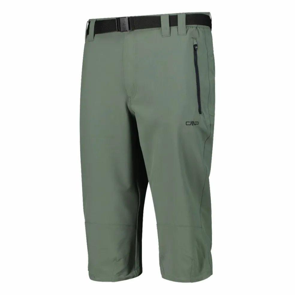 Pantaloni Capri in poliestere elasticizzato da uomo