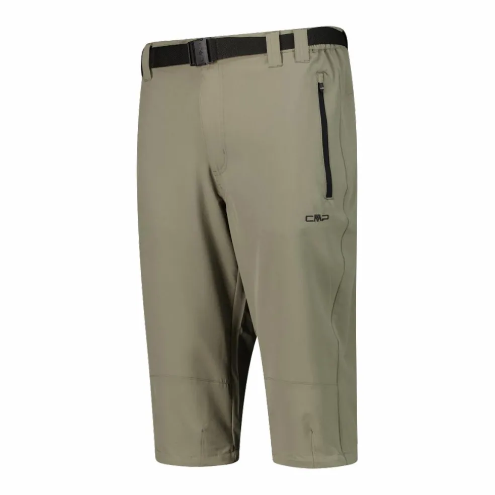 Pantaloni Capri in poliestere elasticizzato da uomo
