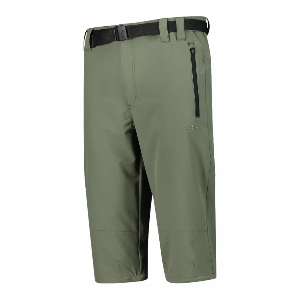 Pantaloni Capri in poliestere elasticizzato da uomo