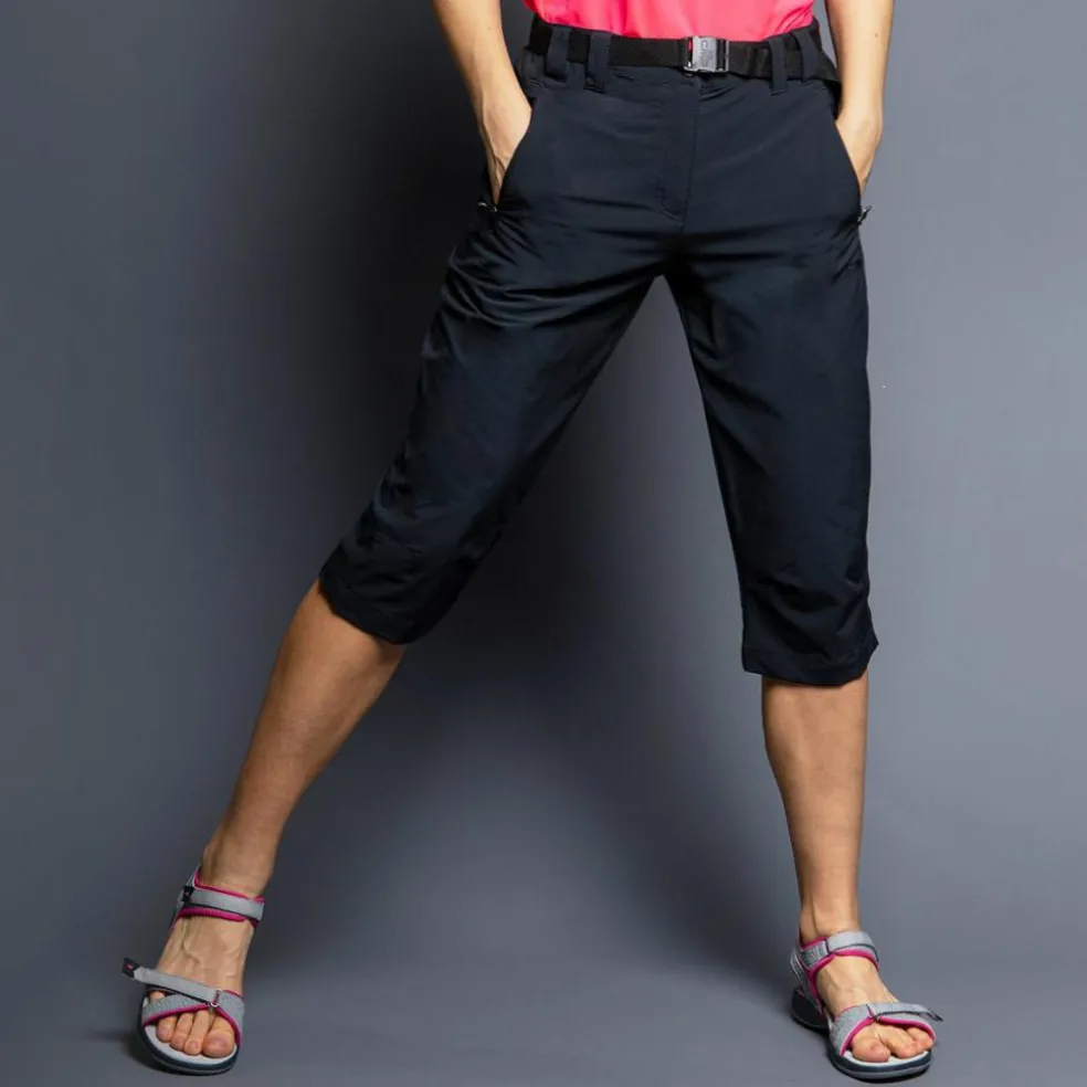 Pantaloni capri trekking donna