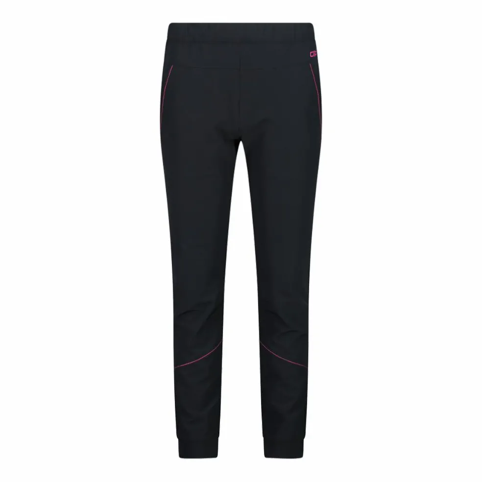 Pantaloni da bambina in poliestere elasticizzato