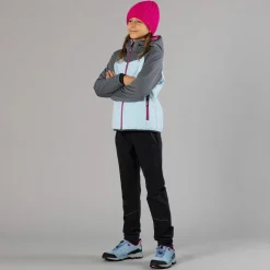 Pantaloni da bambina in poliestere elasticizzato
