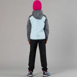 Pantaloni da bambina in poliestere elasticizzato