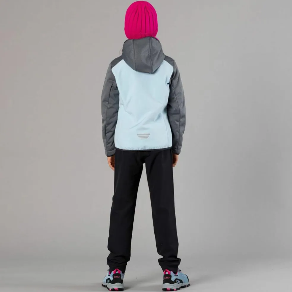 Pantaloni da bambina in poliestere elasticizzato