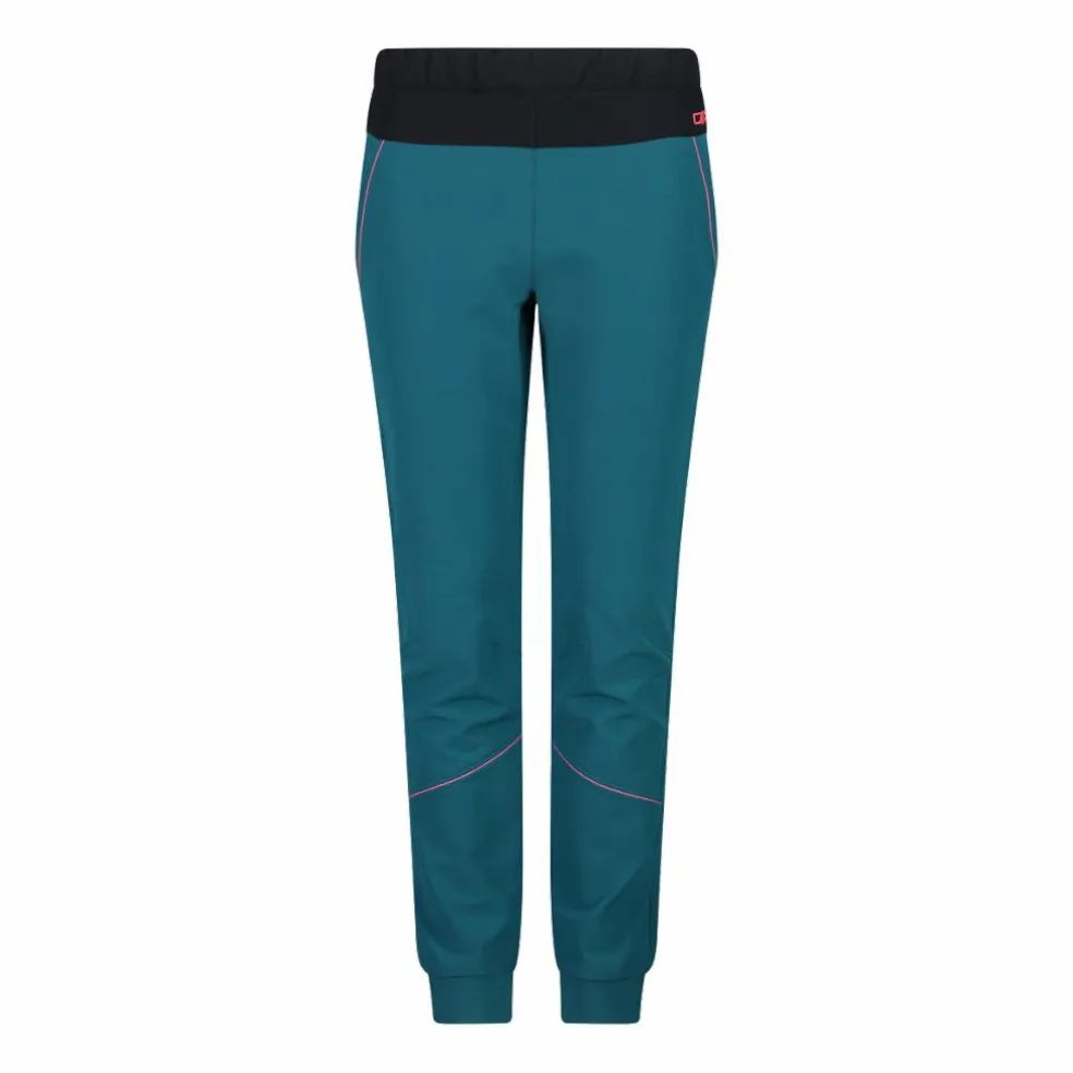 Pantaloni da bambina in poliestere elasticizzato
