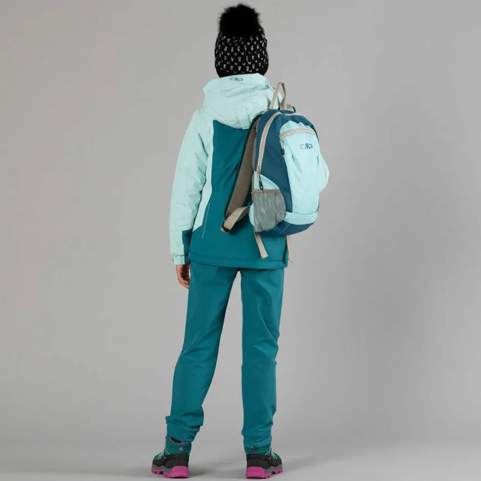 Pantaloni da bambina in poliestere elasticizzato