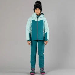 Pantaloni da bambina in poliestere elasticizzato