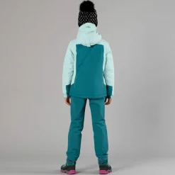 Pantaloni da bambina in poliestere elasticizzato