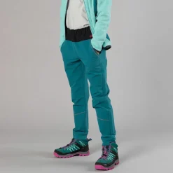 Pantaloni da bambina in poliestere elasticizzato