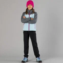 Pantaloni da bambina in poliestere elasticizzato