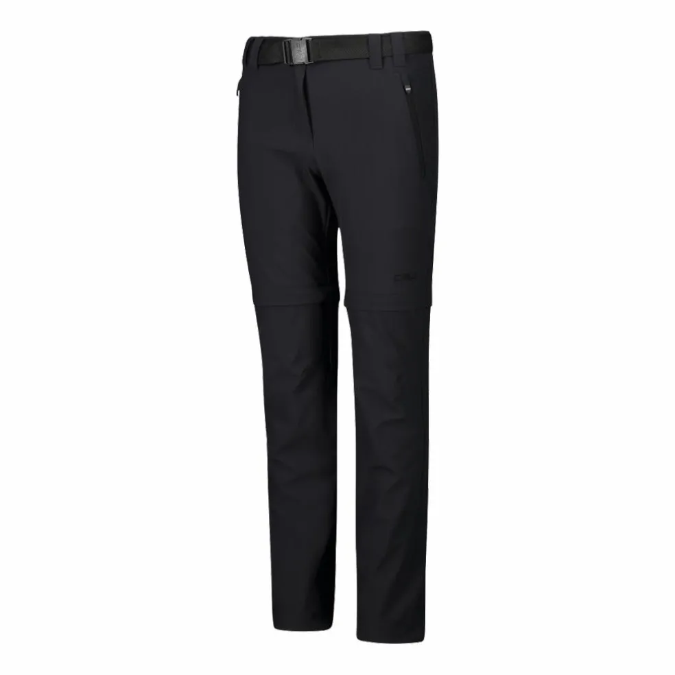 Pantaloni da bambina zip-off tessuto elasticizzato