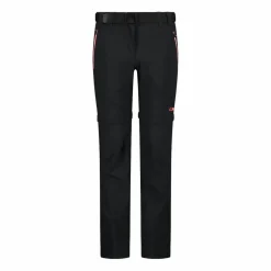 Pantaloni da bambina zip-off tessuto elasticizzato