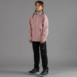 Pantaloni da bambina zip-off tessuto elasticizzato