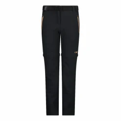 Pantaloni da bambina zip-off tessuto elasticizzato
