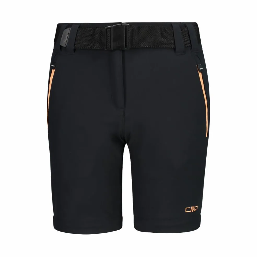 Pantaloni da bambina zip-off tessuto elasticizzato