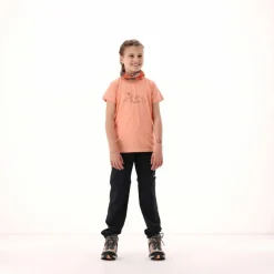 Pantaloni da bambina zip-off tessuto elasticizzato