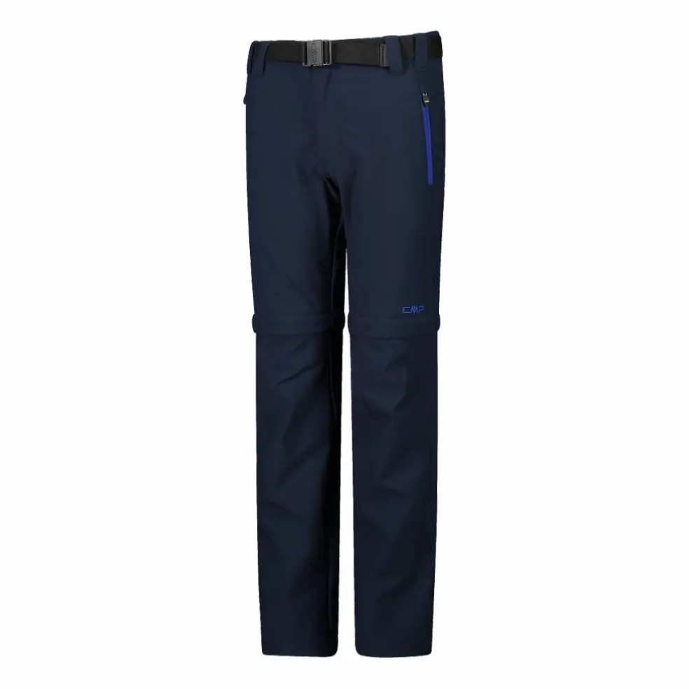 Pantaloni da bambino zip-off tessuto elasticizzato
