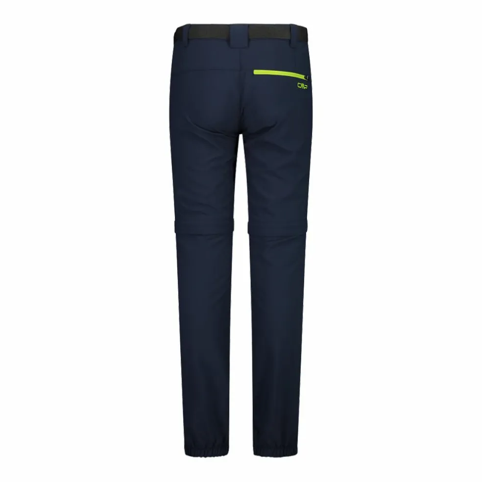 Pantaloni da bambino zip-off tessuto elasticizzato