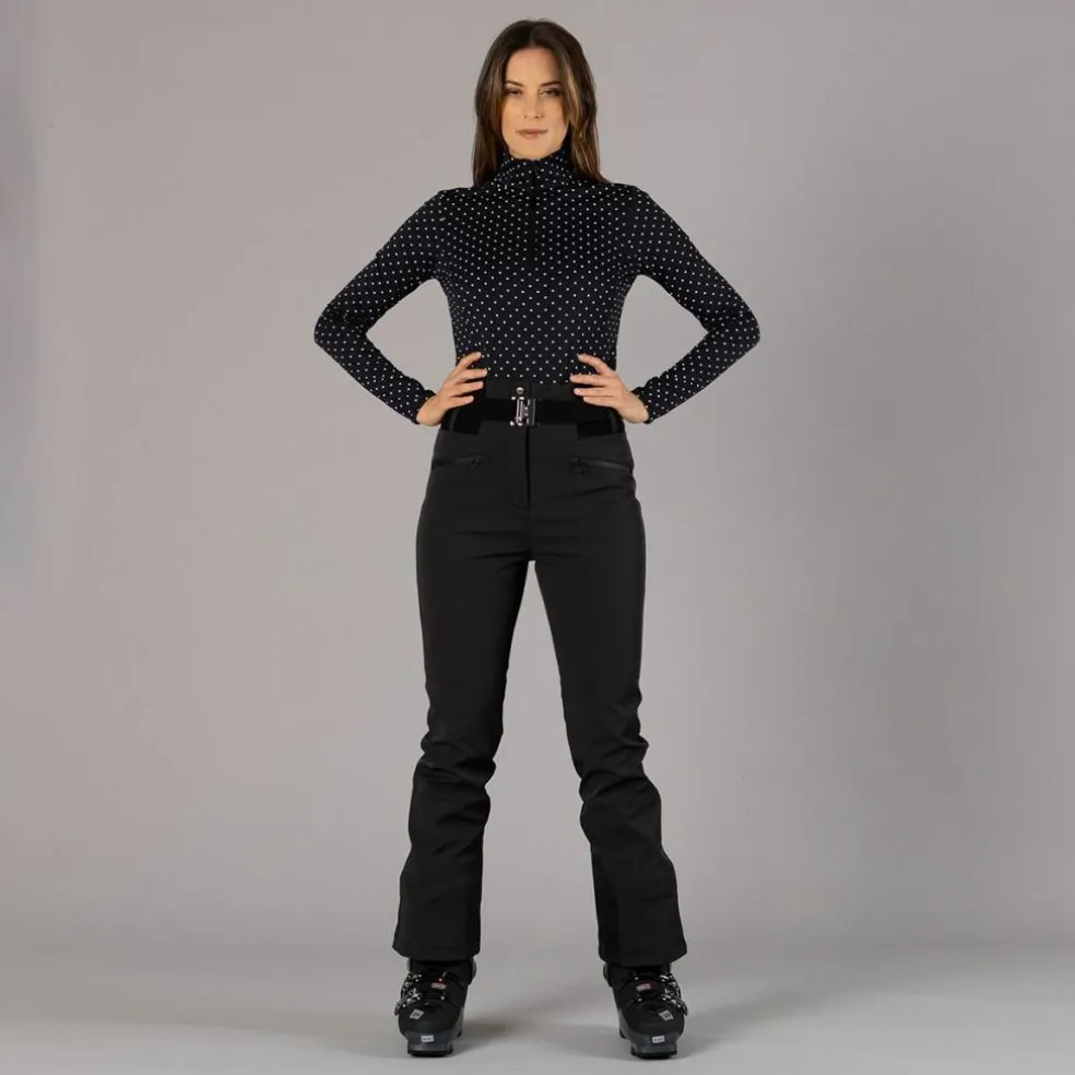 Pantaloni da sci da donna con strato interno in pile