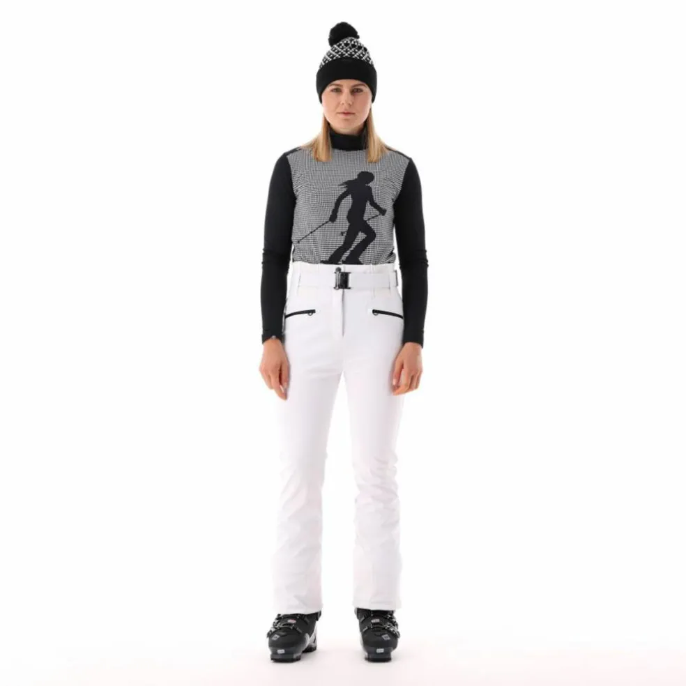 Pantaloni da sci da donna con strato interno in pile