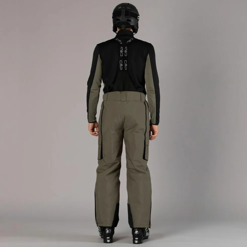 Pantaloni da sci in twill da uomo