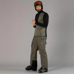 Pantaloni da sci in twill da uomo