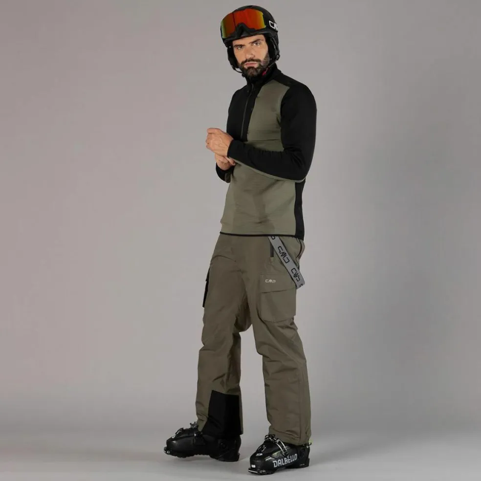 Pantaloni da sci in twill da uomo
