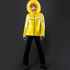 Pantaloni da sci non imbottiti elasticizzati donna
