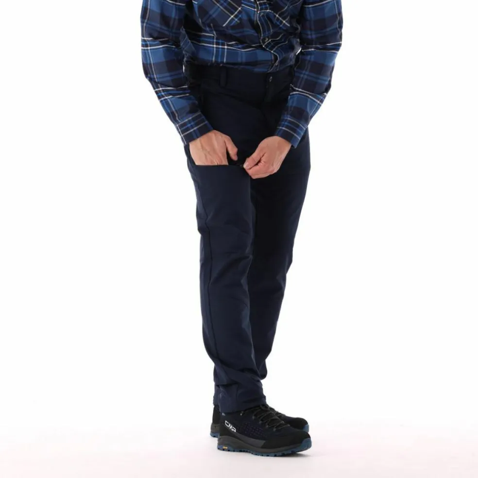 Pantaloni da uomo in poliestere elasticizzato