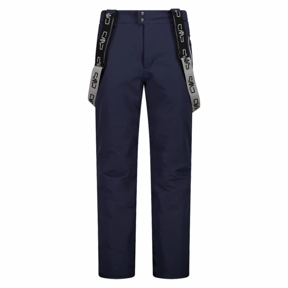Pantaloni elasticizzati da sci tinta unita