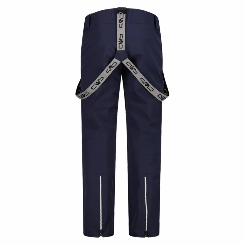 Pantaloni elasticizzati da sci tinta unita
