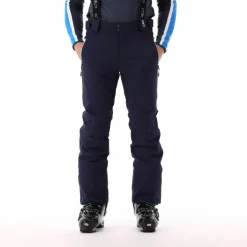Pantaloni elasticizzati da sci tinta unita