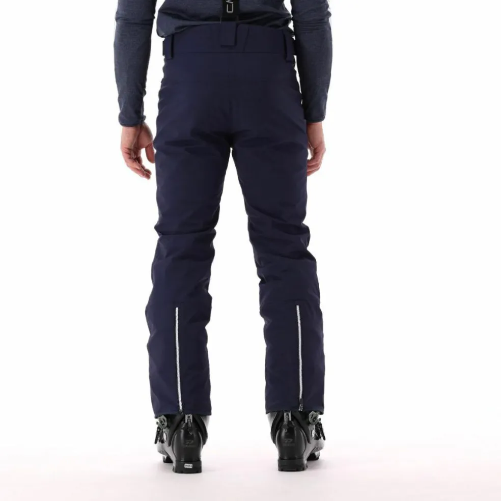 Pantaloni elasticizzati da sci tinta unita