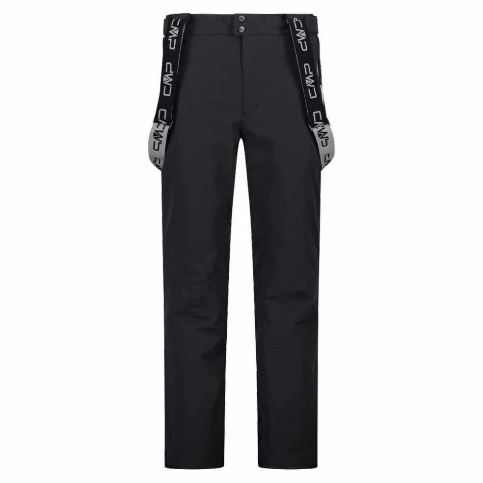 Pantaloni elasticizzati da sci tinta unita