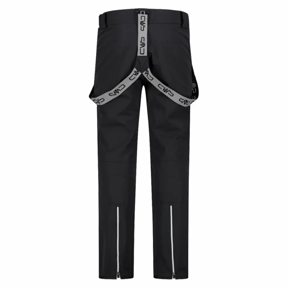 Pantaloni elasticizzati da sci tinta unita