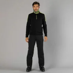 Pantaloni elasticizzati da sci tinta unita