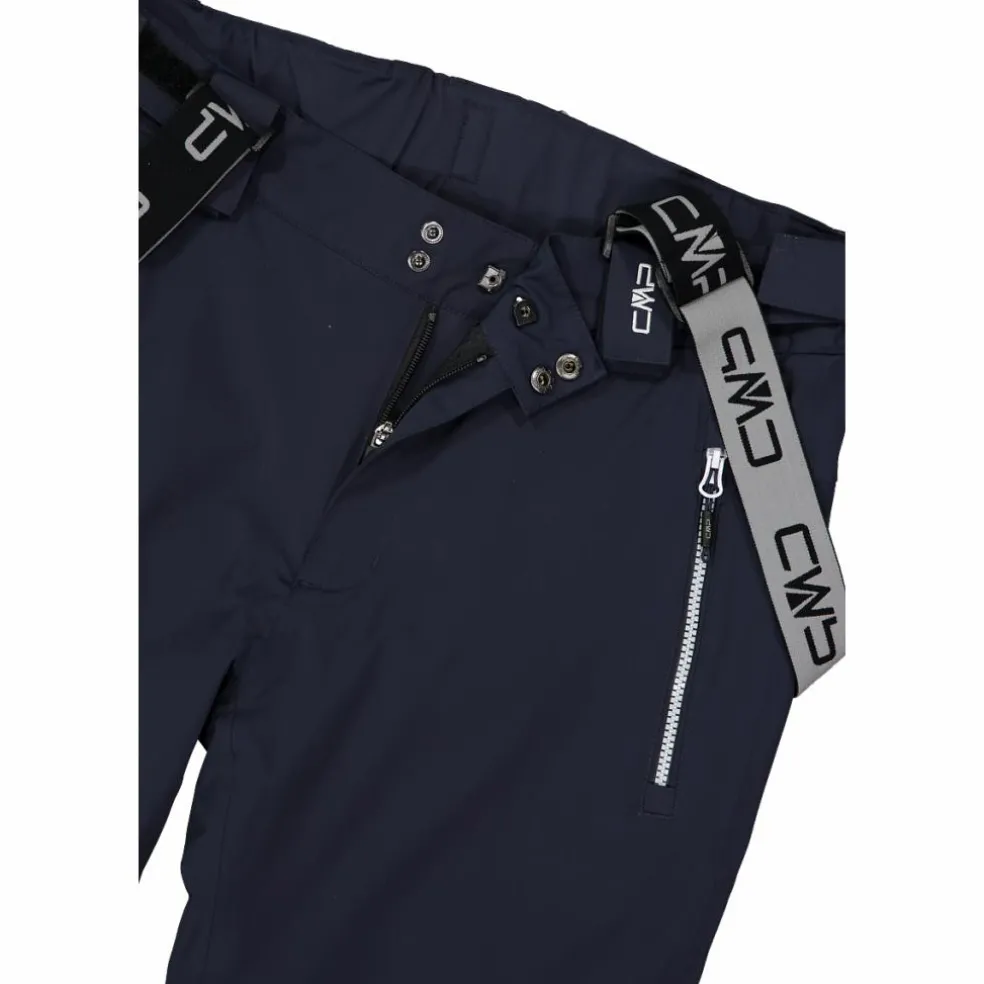 Pantaloni elasticizzati da sci tinta unita