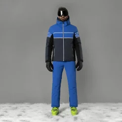 Pantaloni elasticizzati da sci tinta unita