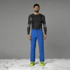 Pantaloni elasticizzati da sci tinta unita